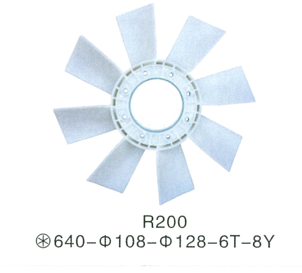 Hyundai R200 R200LC ENGINE Fan Blade COOLING FAN