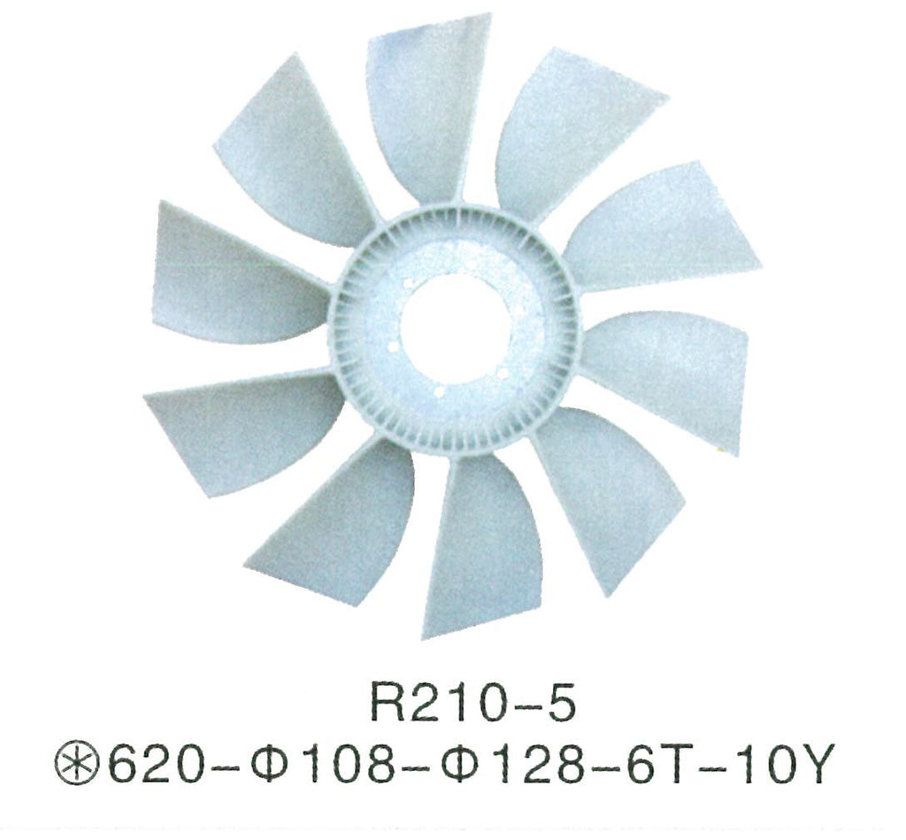 Hyundai R210-5 R210LC ENGINE Fan Blade COOLING FAN Excavator Parts