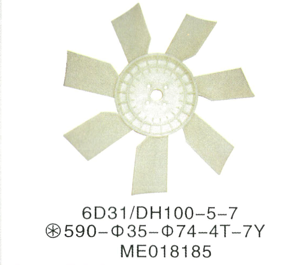 ME018185 VAME018185 Mitsubishi 6D14 6D15 6D31 ENGINE Fan Blade COOLING FAN