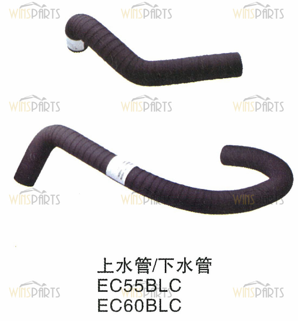 VOE14503559 VOE14542491 VOE14503561 Water Radiator Hose Volvo EC55 EC60C