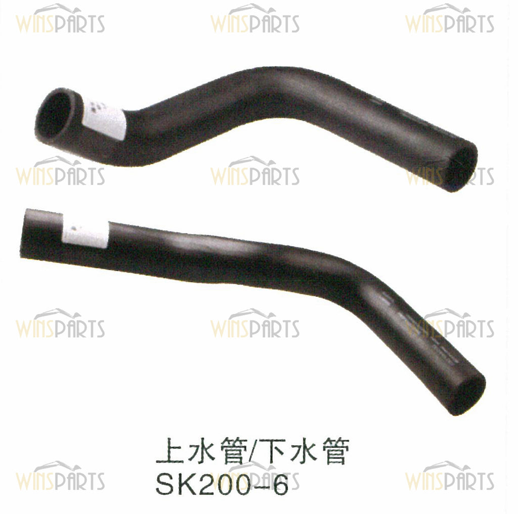 YN05P01046P1 YN05P01045P1 Water Radiator Hose Kobelco SK200-6