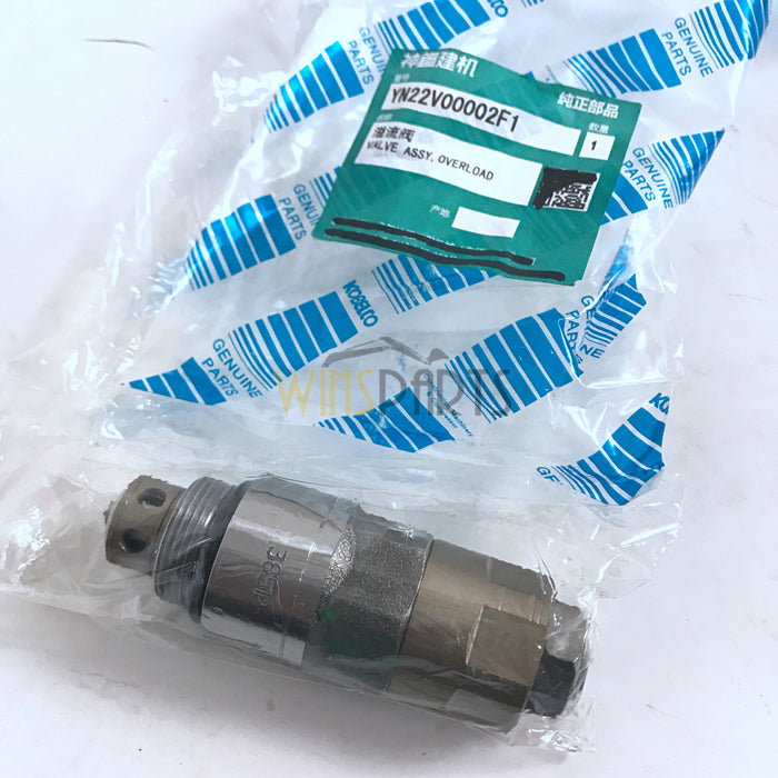 YN22V00002F1 YN22V00002F2 Port PRESSURE RELIEF VALVE Assy Kobelco